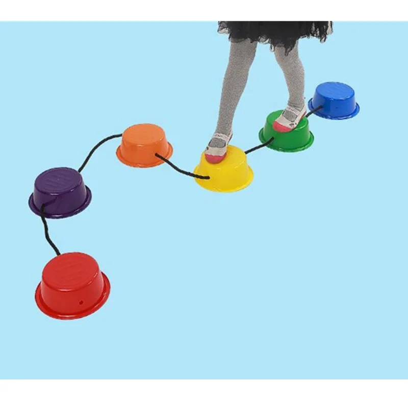 Training Sports Toy Children Plastic Stilts Walking Bucket Set Kids