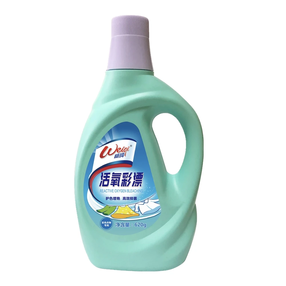 

Wholesale Factory Low Price Color Safety Household Bleach Wash Liquid Detergent For Clothes 620g