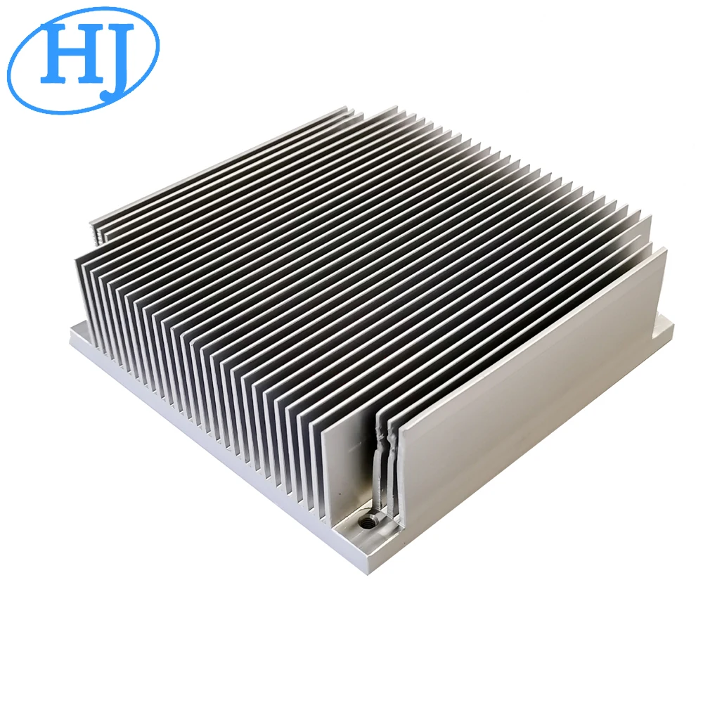 

Silver anodized square custom CNC milling aluminum heatink LED spot light heatsink COB heatsink 120(W)*36(H)*120(l)mm