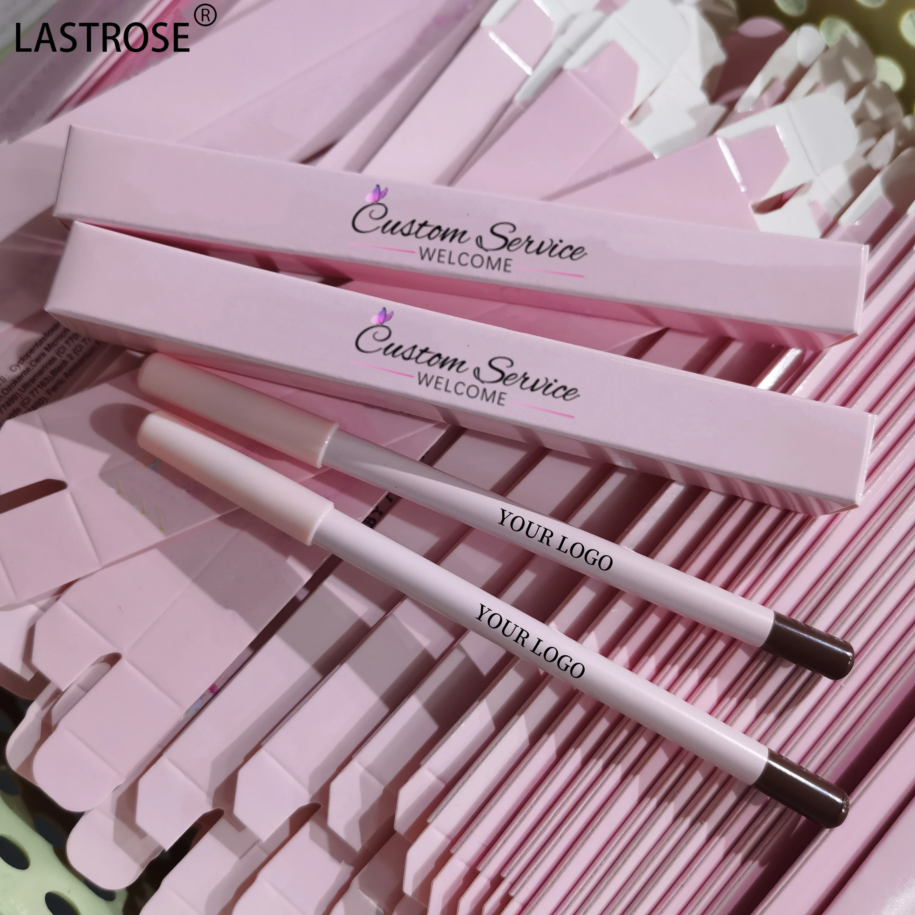 pink Pencil Lipliner Private Label Vegan 24 Colors Waterproof Lipliner High Pigment Natural Matte Lipliner Pencil Lip Liner