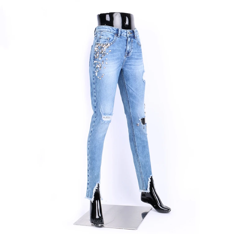 

Woman Denim Jeans Woman Slim Jeans vantage Small Straight manufacturers Classic Style Youth Fashion Trend Wholesale Jeans
