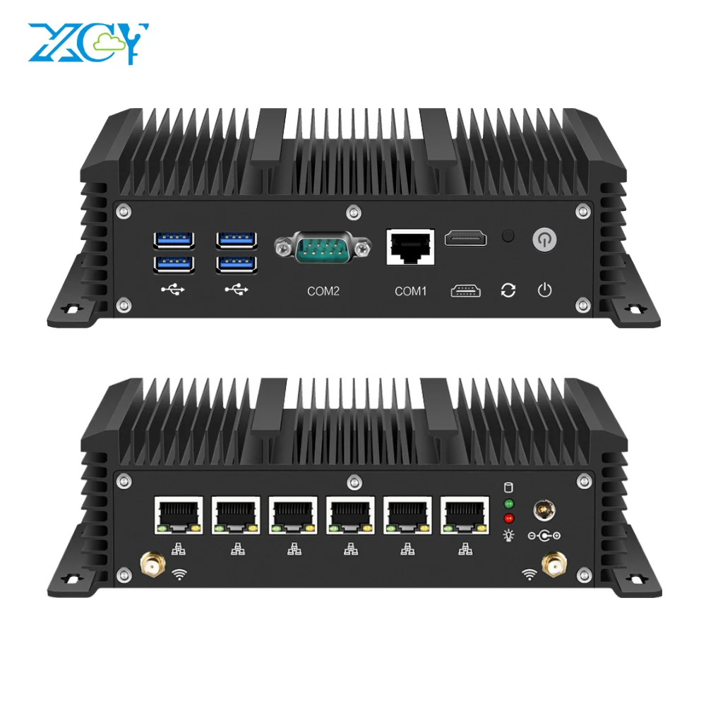 

Firewall PFsense Soft Router Core i3 i5 i7 Project Desktop Computer 6 LAN Gigabit Ethernet NIC Fanless Industrial Mini PC