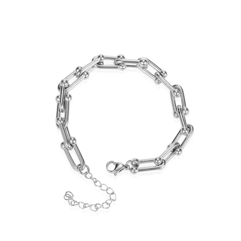 

2021 New Men And Women Couple Bracelets European And American Cold Wind Stainless Steel Bracelet Manufacturers Wholesale