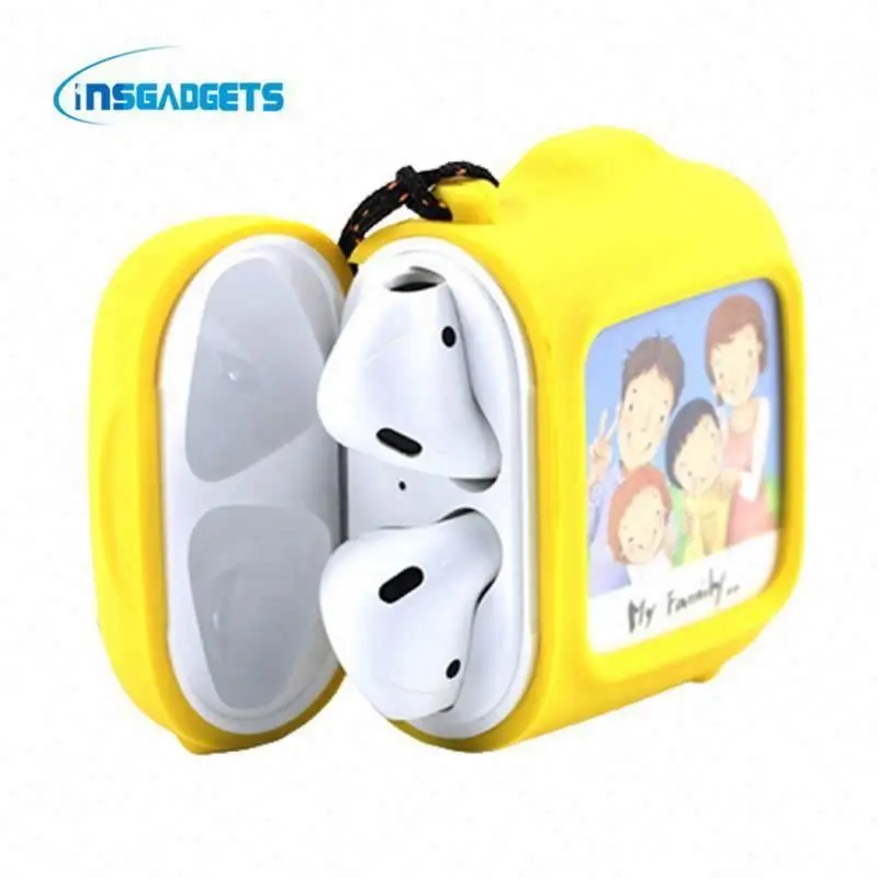 

Earphone case with photo frame HOPbq earphone storage box with photo frame