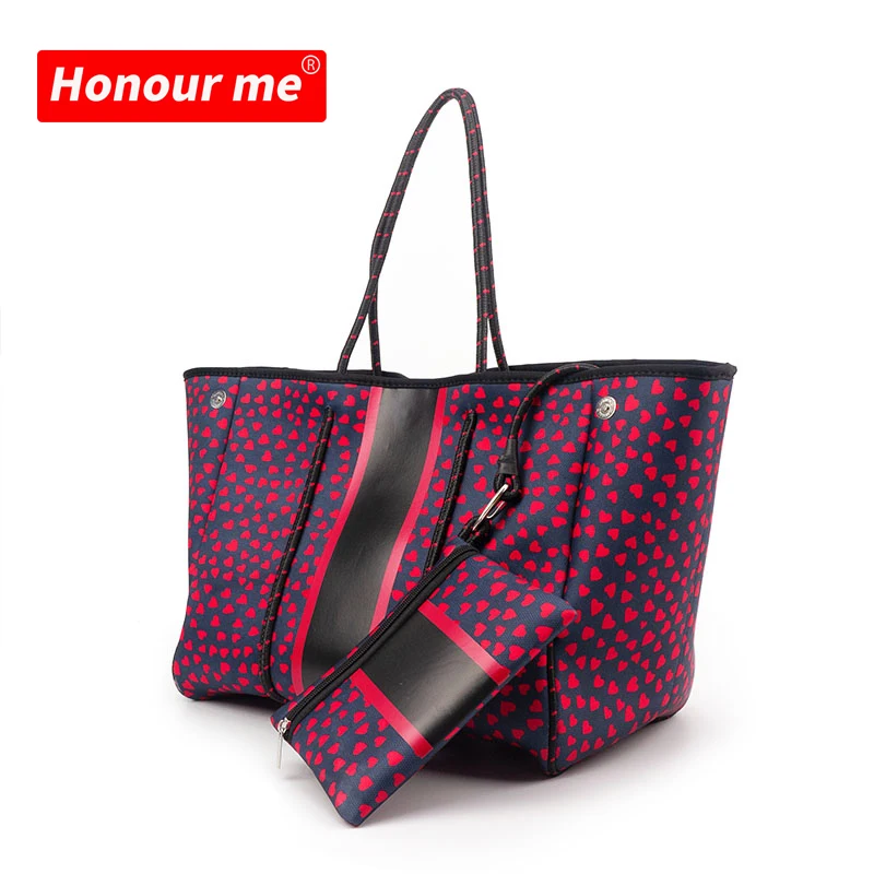 

Neoprene Bag For Women And Girls Shopping Bags Custom Neoprene Bag