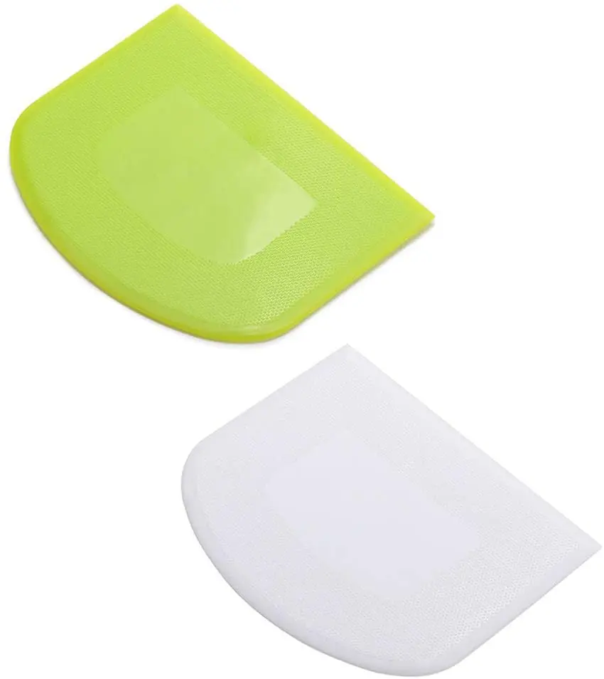 

DUMO Soft Dough Baking Pastry Icing Cream Bowl Scraper Smoother Cake Tool Plastic Cake Scraper