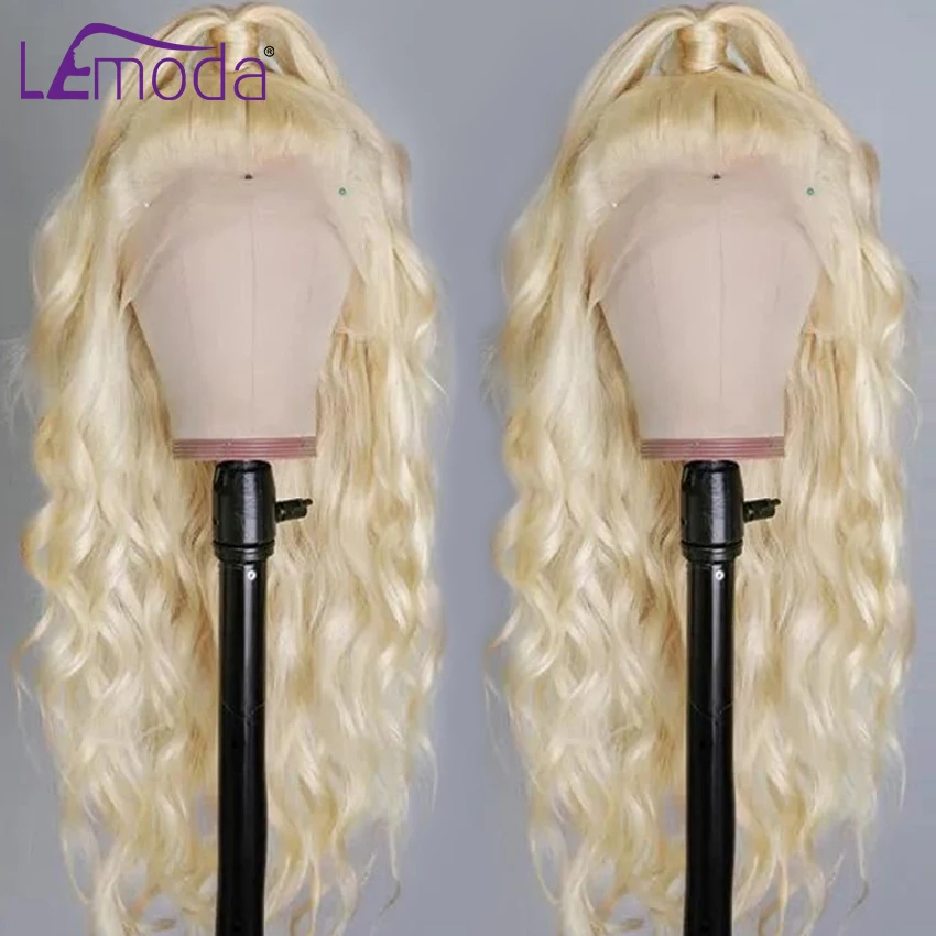 

Unprocessed Brazilian Hair wig 13x6 Transparent HD Lace Front Wig Raw Remy 613 Honey Blonde Body Wave Lace Front Human Hair Wigs