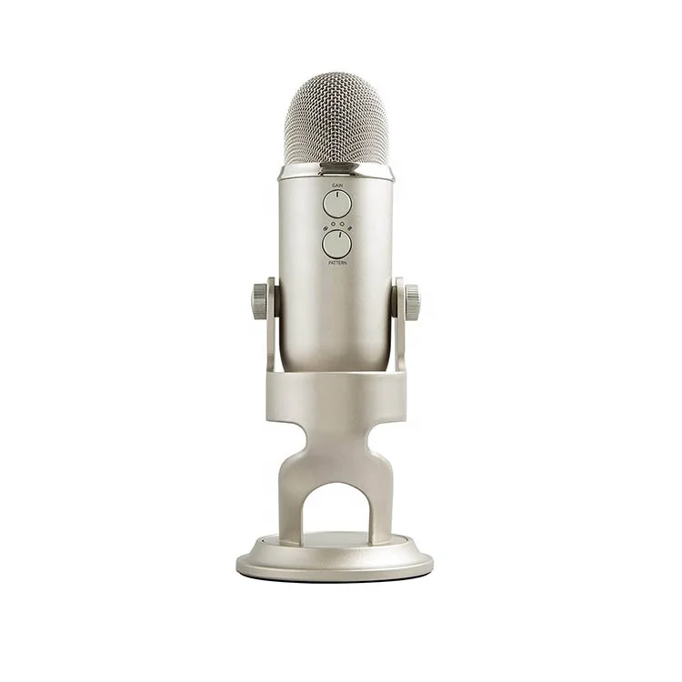 

Logitech Blue Yeti Cheap Microphone condenser mic for sale, Platinum