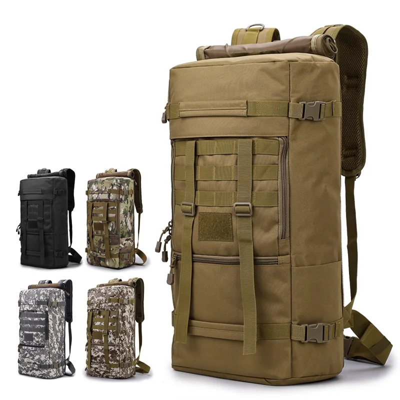

Outdoor canvas military backpack bag tactical assault pack backpack for traveling hiking hunting, 5 colors