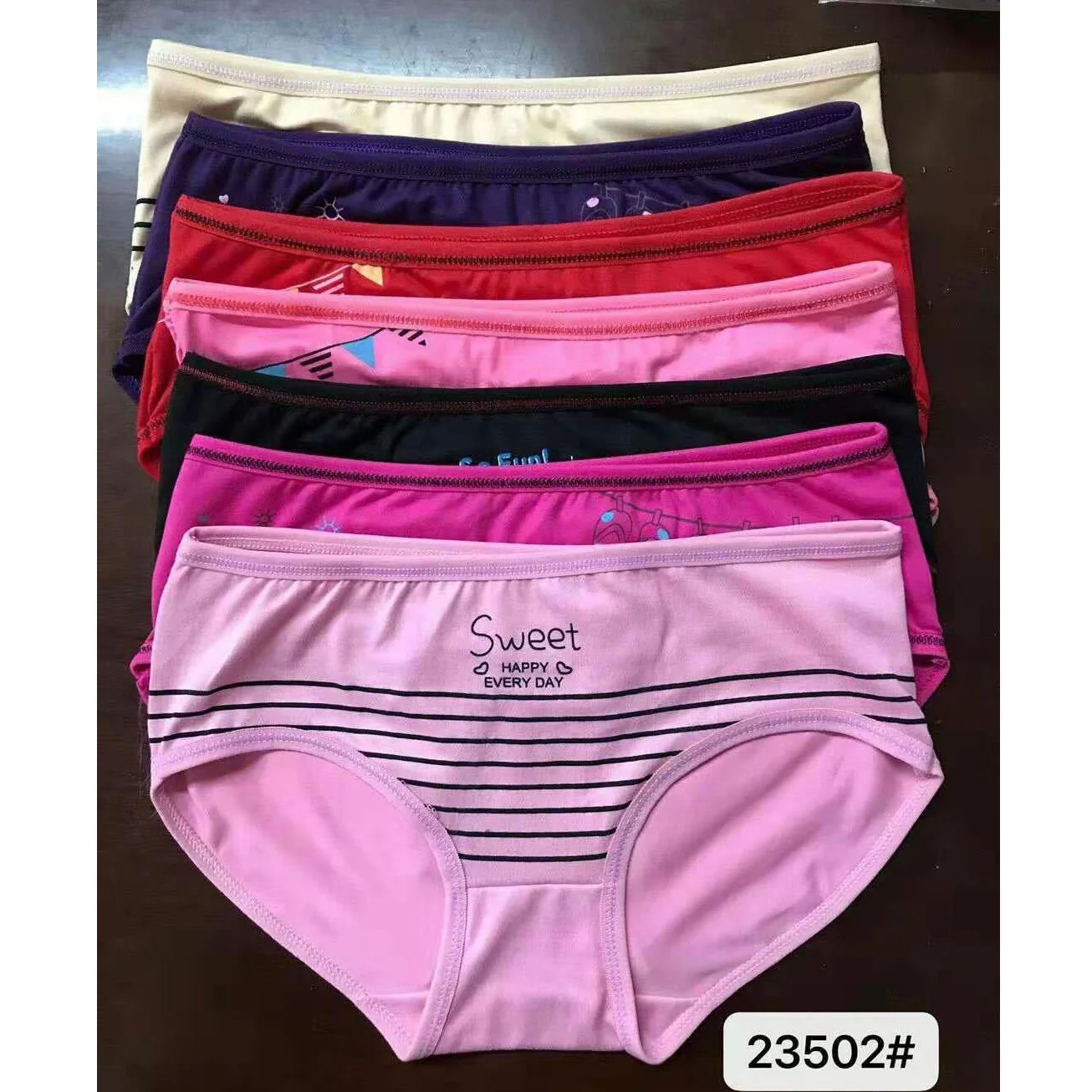 

0.3 usd NK283 fast delivery hot sale cute young girls underwear panty models sweet girl striped underwear, Mix color