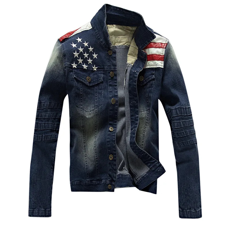 

bomber jacket 2020 clothing denim jacket casual washed men's jean jacket
