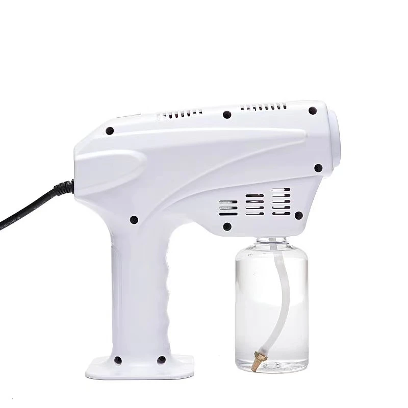 

China factory nano spray gun atomizer adjustable wireless nano spray gun atomizer sterilization spray office household garden at, White