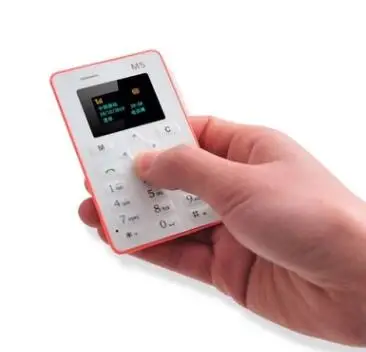 

Mini Pocket Mobile Credit Card Phone