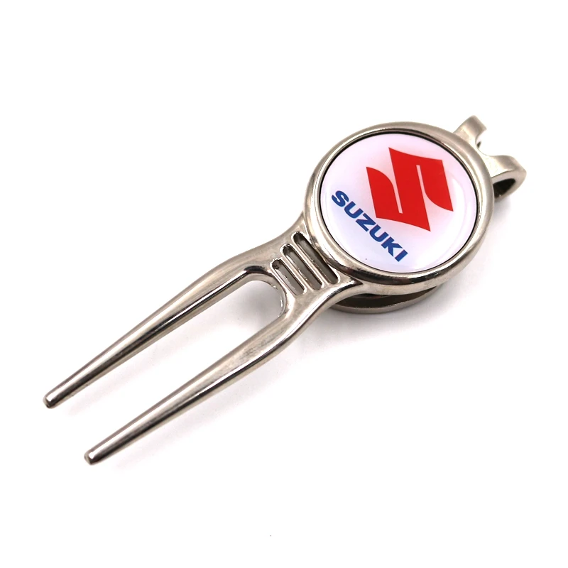 Factory Supply Irregular Shape Custom Metal Zinc Alloy Golf Divot