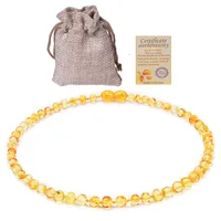 

DY New Product 2019 Custom Baltic Amber Beads Amber Teething Necklace for Baby