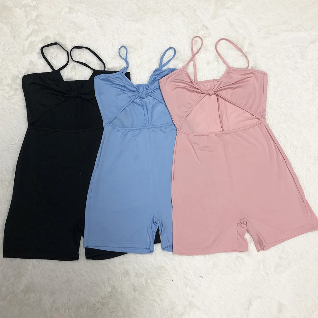

Best Sellers Sexy Bra Ladies Tops Hollow Out Thin Shoulder Strap Bodycon Women Jumpsuits Fashion Women Clothing 2021, Picture