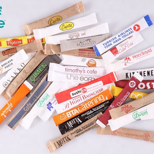 
Sugar sachet paper sugar stick paper salt and sugar packing paper roll 