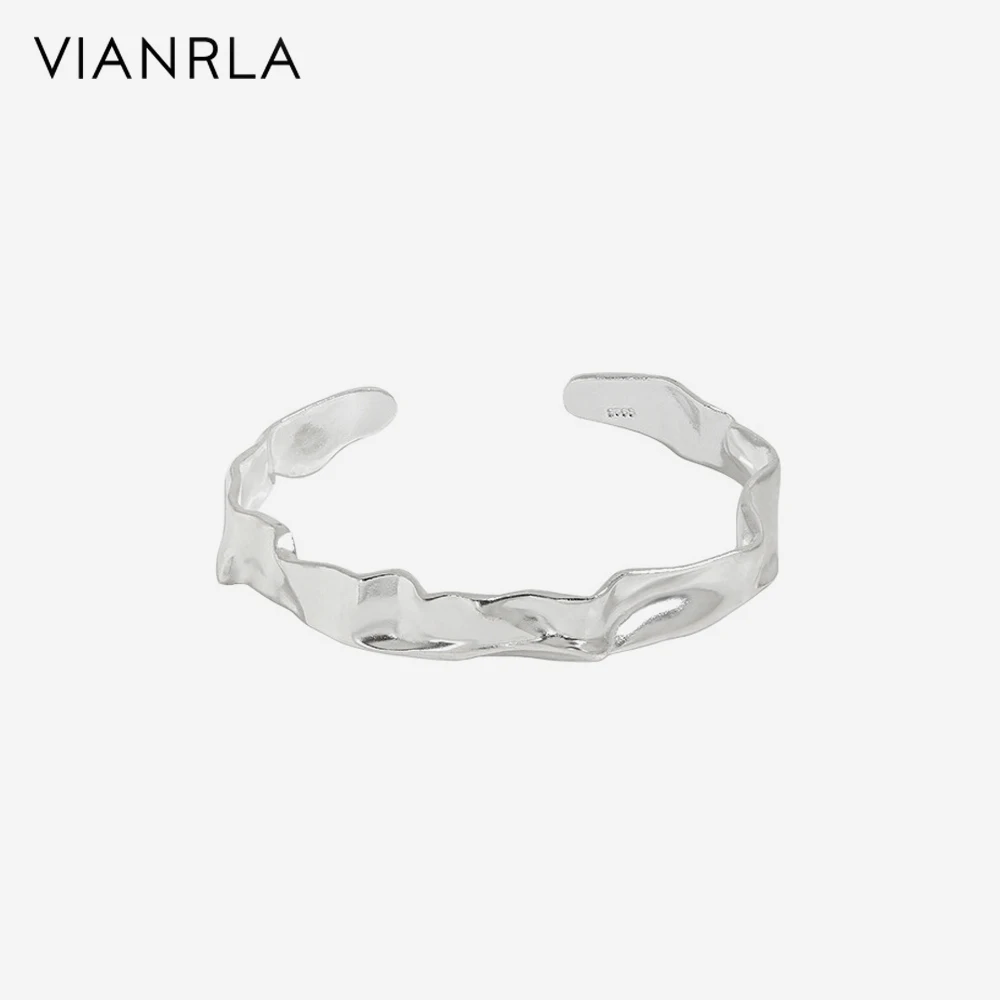 

VIANRLA 925 Sterling Silver Minimalist Bracelet For Girl Jewelry Dropshipping Free Laser Logo Personalized Customization