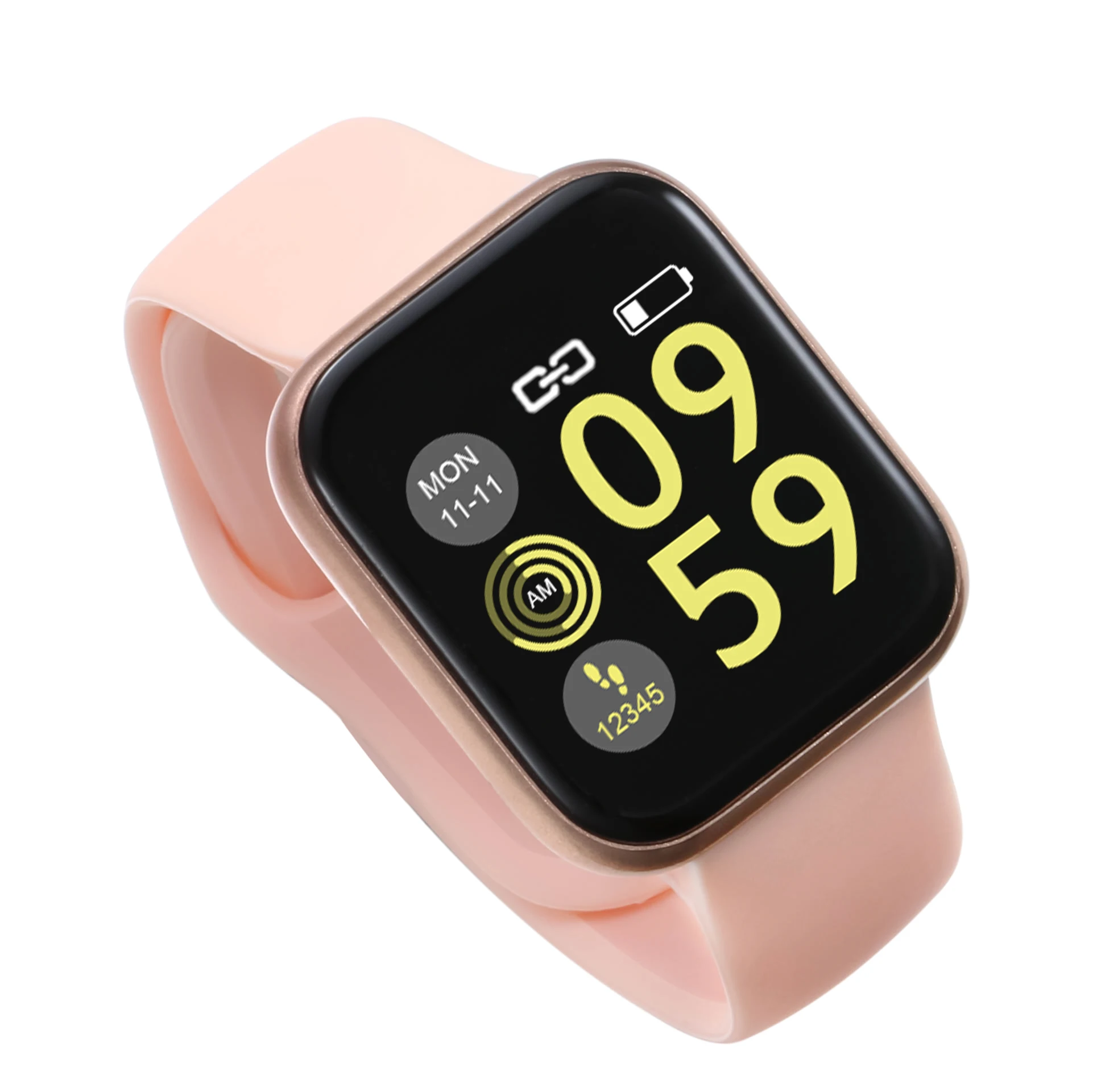 M8V Full Touch Screen blustooth UI Display Heart Rate Blood Pressure O2 Monitor Funny RemindSmart Watch for Women Men