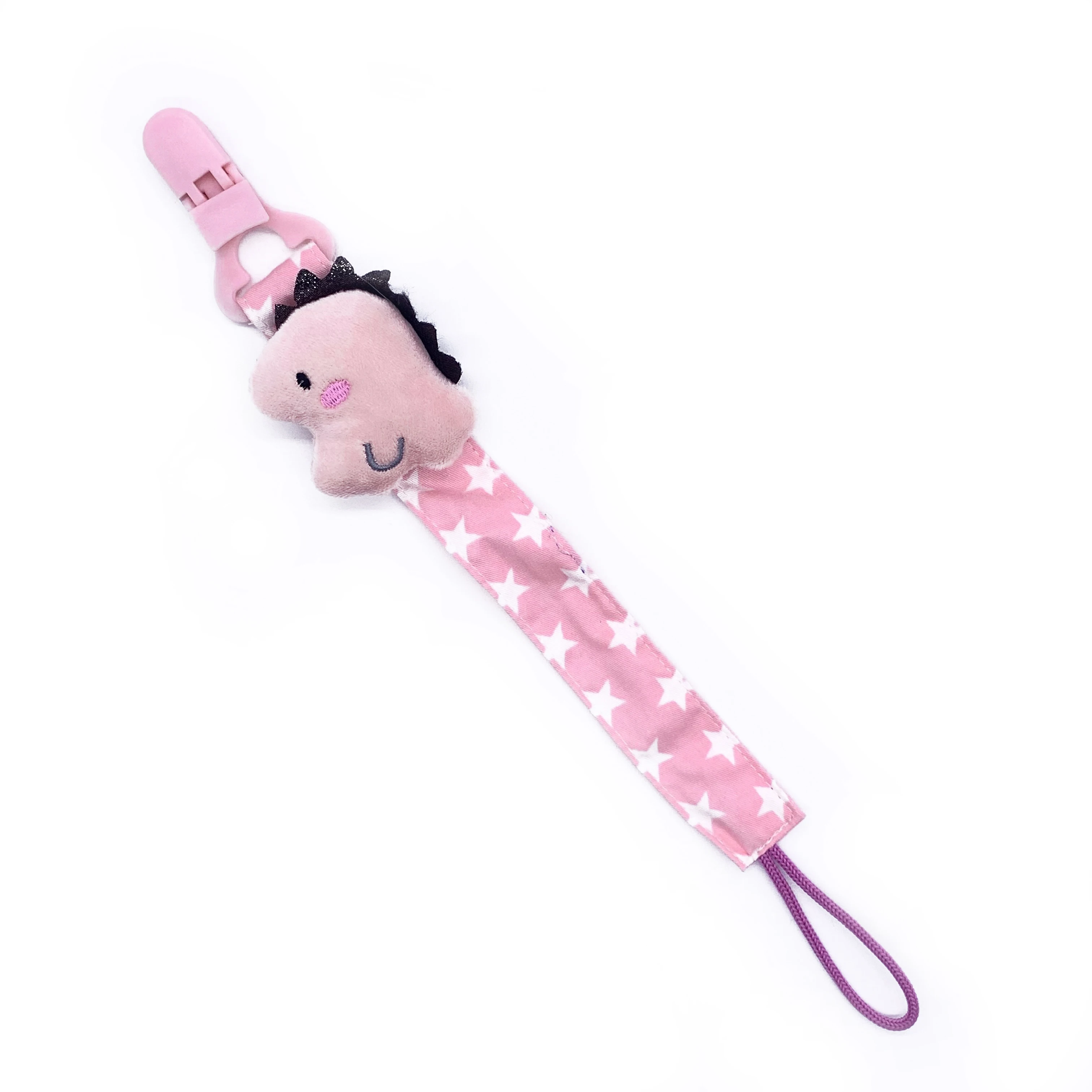 

Baby pacifier clip with cute design carton woodern clip pacifier holder chain, Any paton colour code is avilable