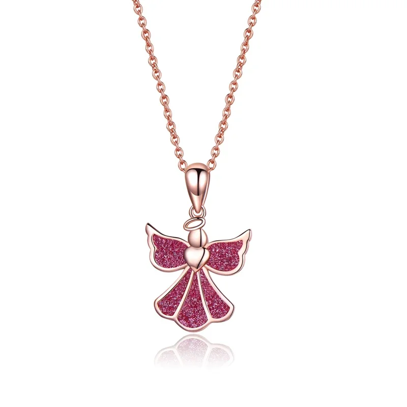 

UMCHO Angel Wings Pendant Necklace Women Wedding Party Jewelry Gifts Necklace