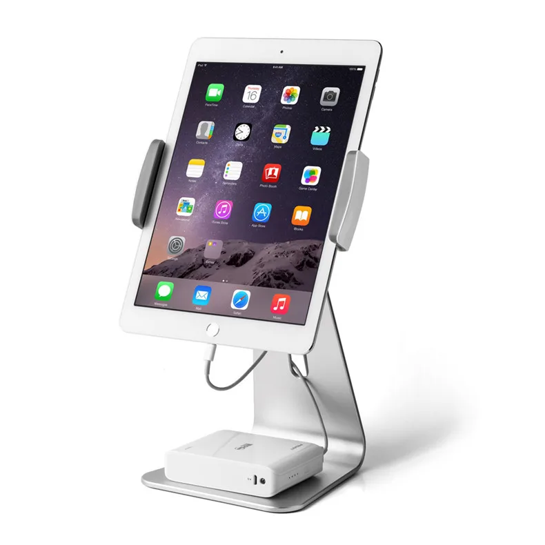 

Rotatable metal tablet and mobile phone holder, suitable for iPad mini/air/Pro and Surface Pro and other tablets under 13 inches