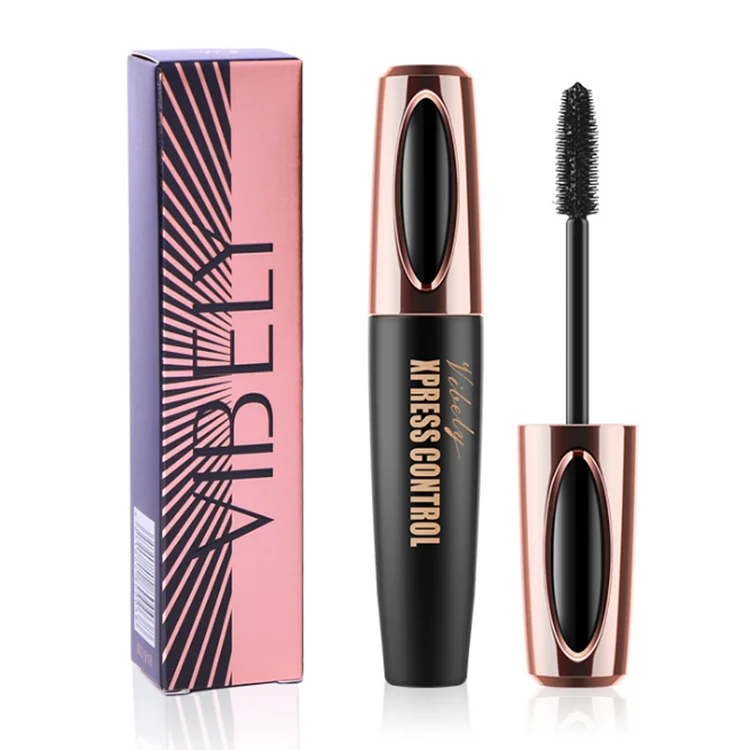 

Custom Private Label Abundance Thick 4D Fiber Mascara Slender Waterproof Not Blooming Mascara, Black