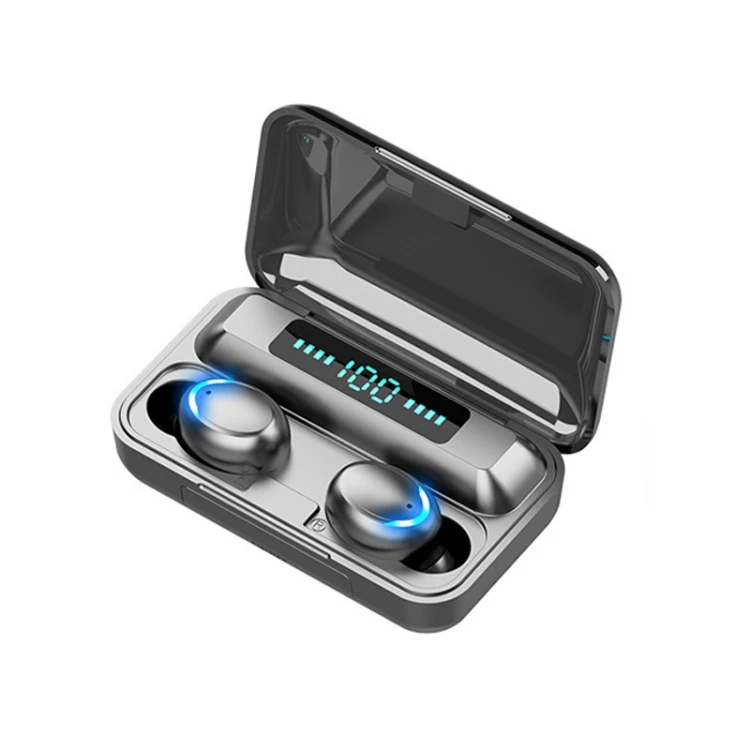 

F9-5 5.0 TWS Wireless Binaural Earphone with Charging Box Waterproof F9