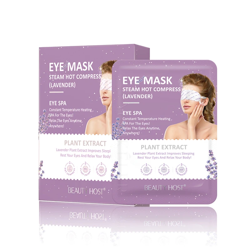 

Disposable Heat Sleep Low Price Lavender Rumu Steam Eye Mask, Purple