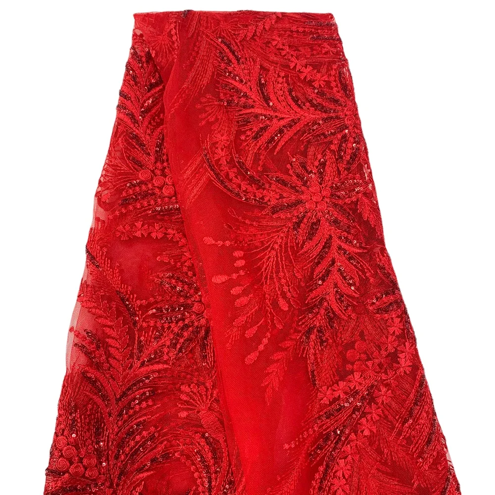 

African bazin women material lace fabric for wedding, Accept customized color