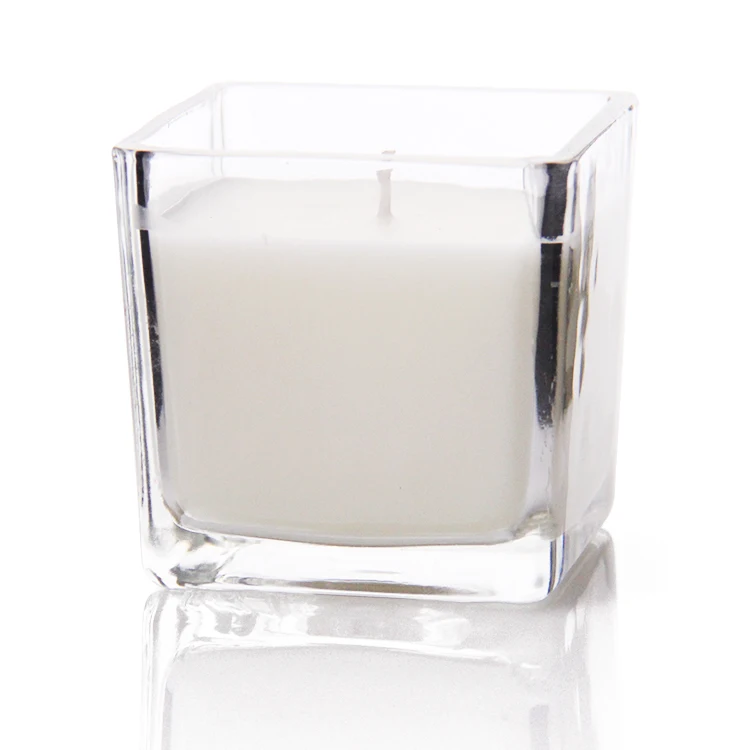 

Christmas Romantic Square Soy Wax Birthday Candle Scented Aromatherapy Candle with Gift Box