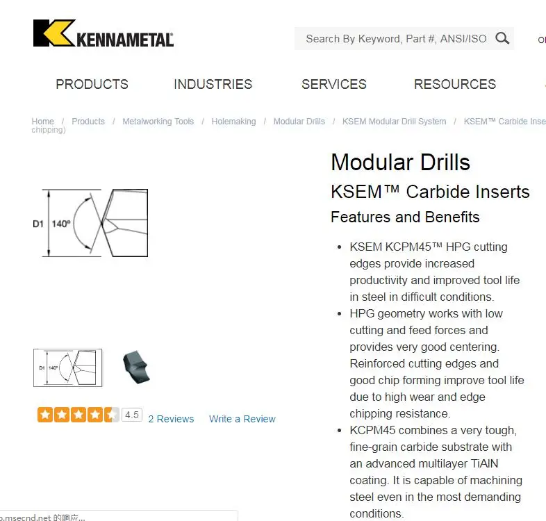 Kennametal DNMG150408FN KC9315 10Pcs Carbide Inserts