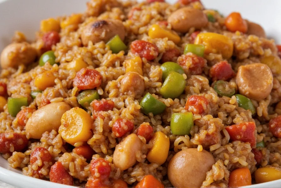 One-Pan Shrimp & Sausage Jambalaya