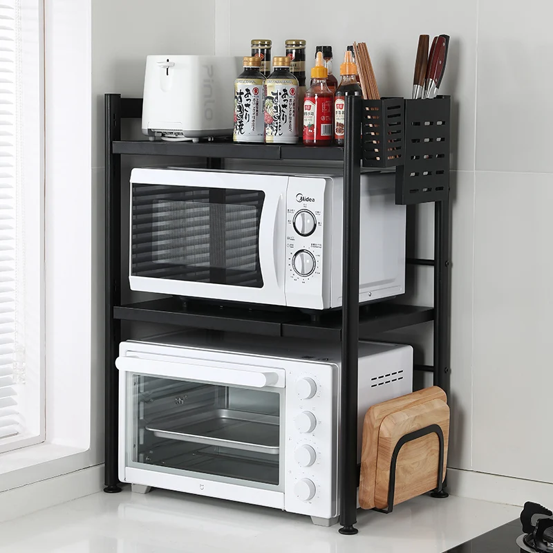 

Multifunction metal kitchen shelves 3 tier kitchen adjustable storage rack for utensil stand, Customized color