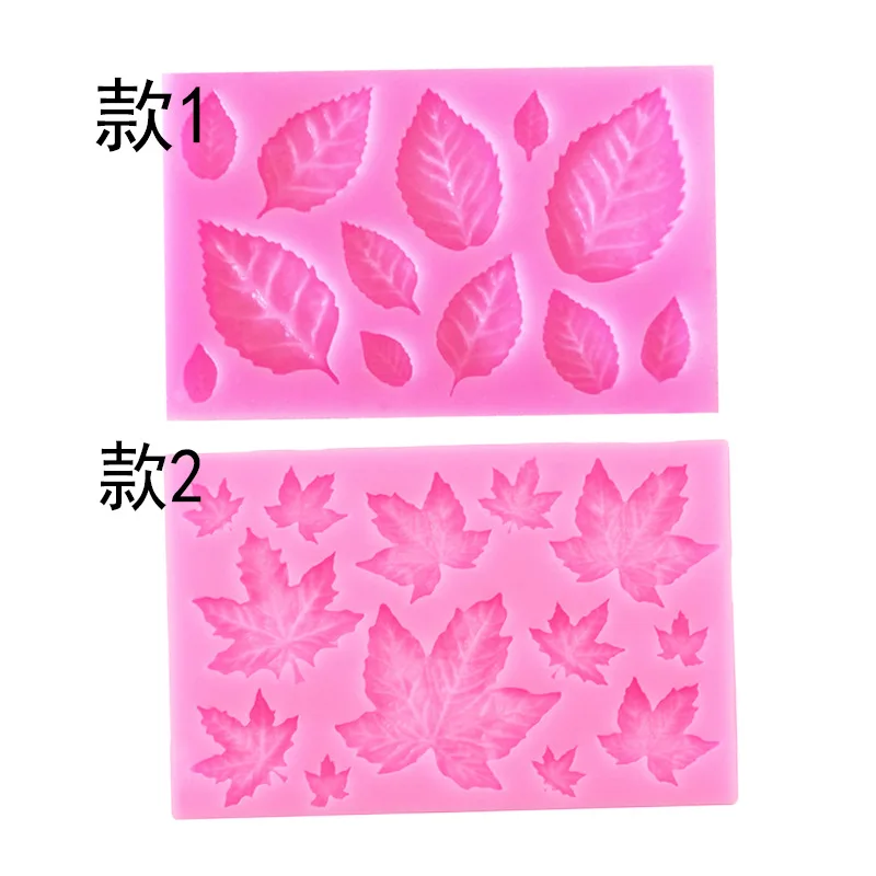 

Variety of Leaf Maple Leaf Shape Silicone Mold Leaf Cake Mold Fondant Chocolate Cake Pastry Decoration Mold Making Crafts Tools