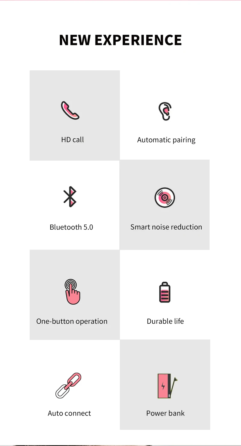 DT-5 Mini TWS sports bluetooth 5.0 Wireless stereo earphones With Charging case - ANKUX.COM
