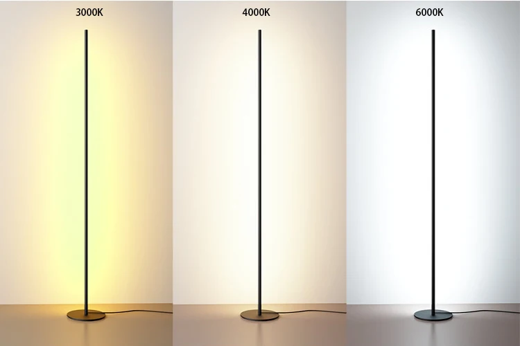 Modern minimalism floor led light decorative standing floor lamp for indoor use