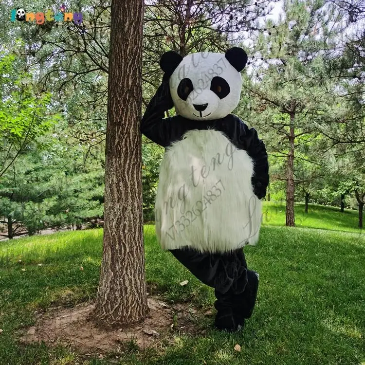 

Cartoon Mascot Bear Realistic Animal Panda Cartoon Character Mascot Costumes, Customized color