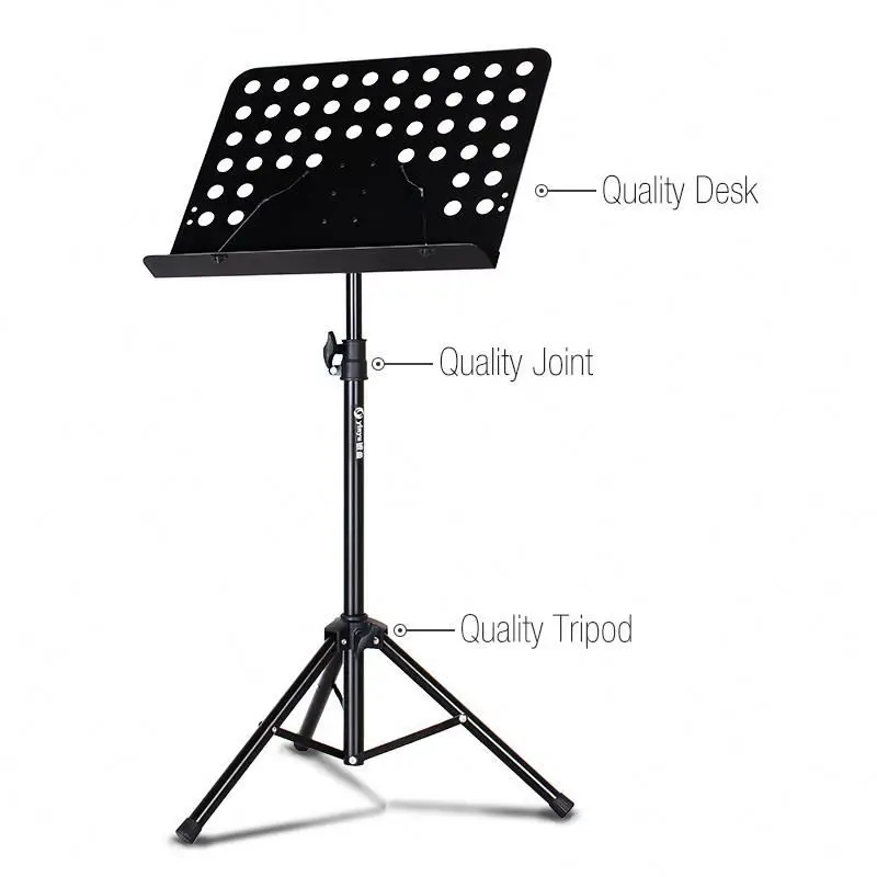 

DDP RTS Classic Metal Adjustable Foldable Orchestra Music Sheet Stand for musician