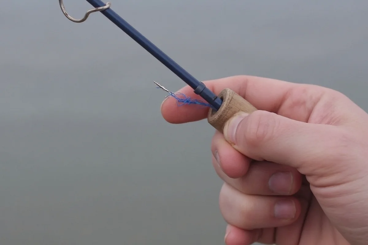tie fishing line to reel