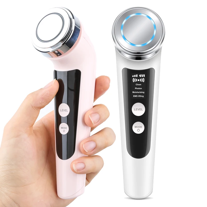 

LED Light Acne Treatment Mini handheld multifunction beauty & personal care skin tendering apparatus, Pink ,white