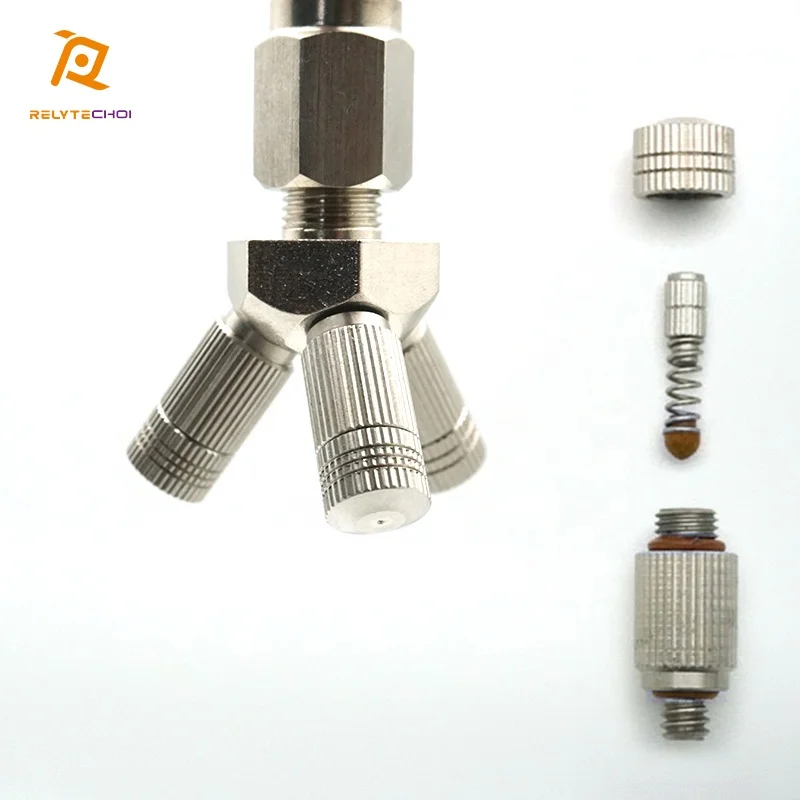 

New Product Automati Stainless Steel Dry Micro Fog Mist Nozzle For Restaurant Equipment