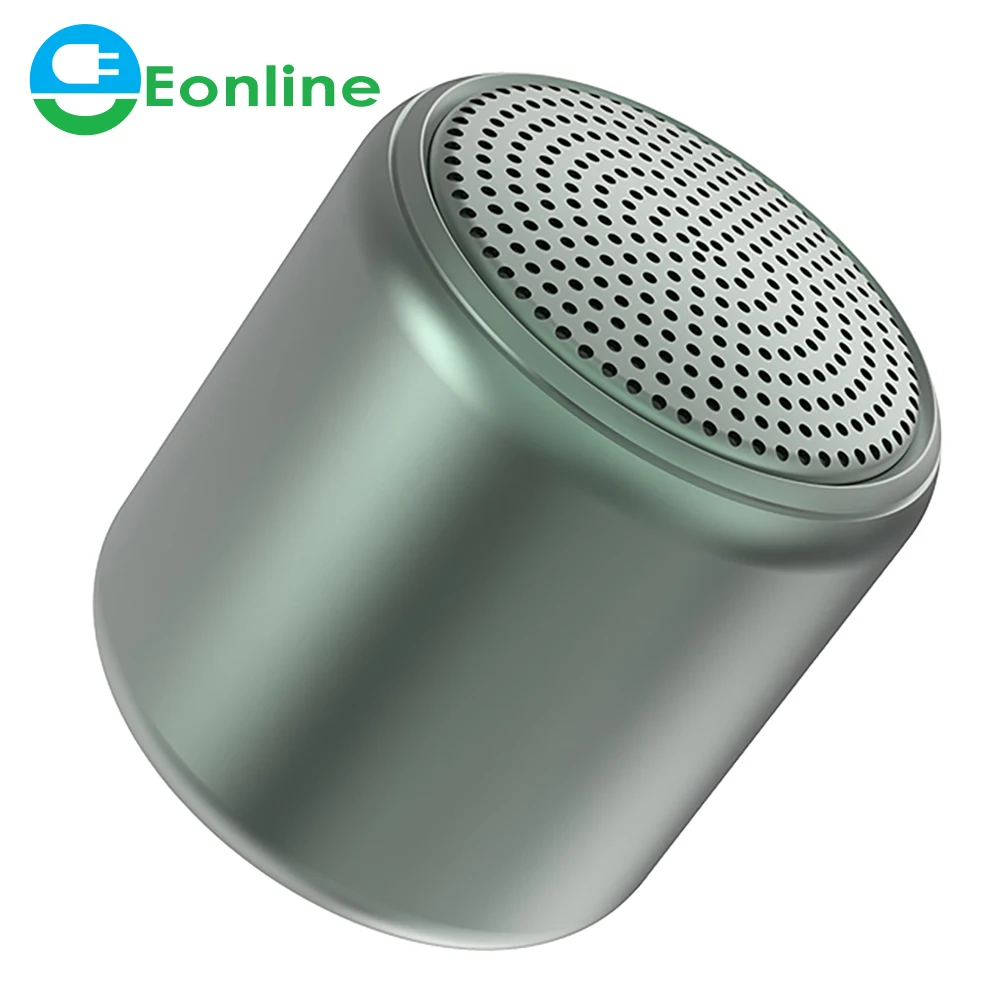 

Eonline Metal Wireless Mini Speaker Wireless Portable Soundbox TWS True Wireless Loudspeaker Outdoor Speakers Macaron Colors, Black, pink, white, blue, green, purple