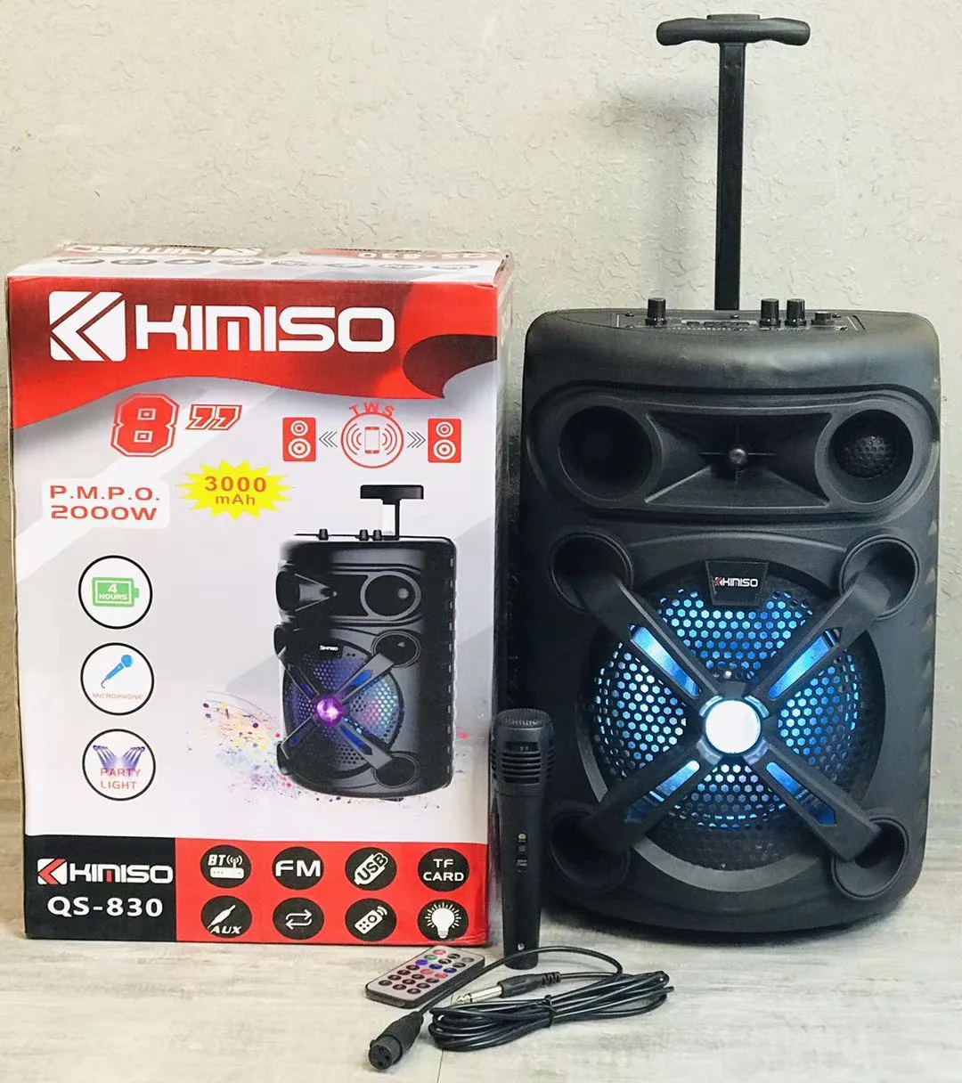 

Hight quality QS-830 wireless speaker for Outdoor Cycling