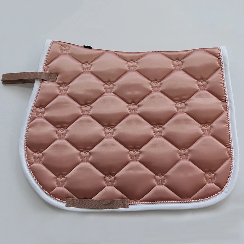 

Manufacturer From China Horse Riding Saddle Pads High Quality Satin Mat for Hors Equestrian Products Nice Equine Equipment