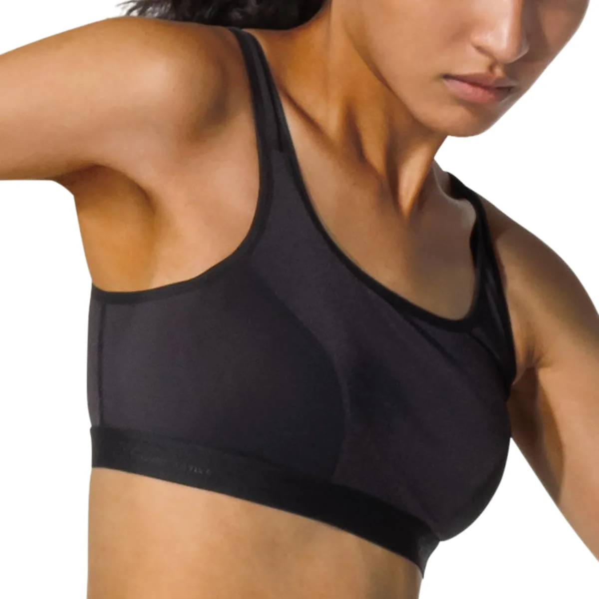 Light Support交叉背with不Removable Bra Pads Sports Bra