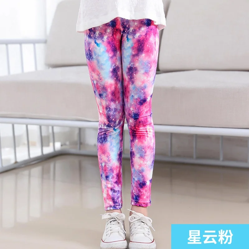 

B60786A New hot style spring and autumn Korean version of the new girl print leggings chunky pants, Picture shows