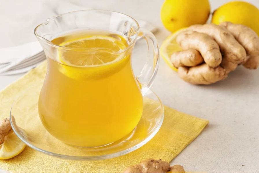 benefits of ginger and lemon tea