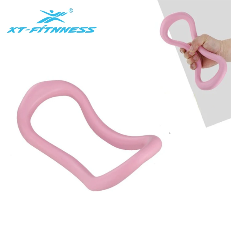 

Home fitness training soft tpe yoga ring stretching for body, Pink,blue,green,yellow,purple