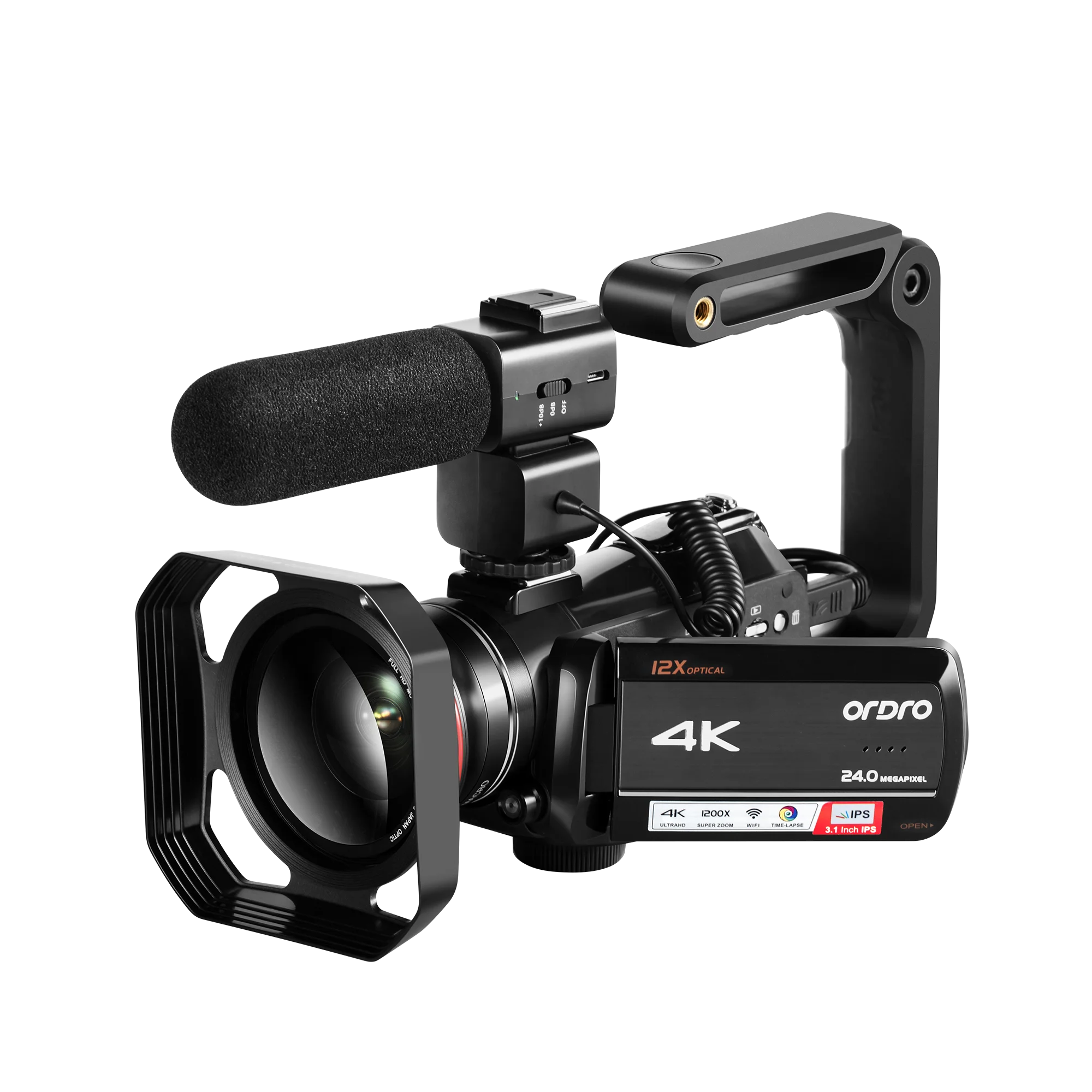 

ORDRO AC5 4K Camcorder Ultra HD WIfi Connection Conference Recording Video Camera